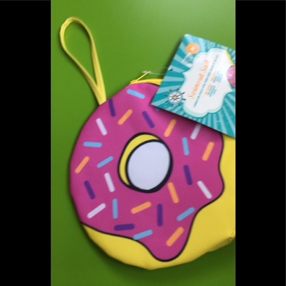 9” pouch zipper sack Sprinkle Donut makeup bag or? - Picture 1 of 5